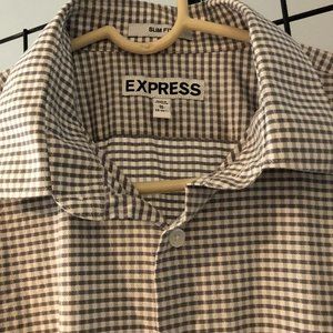 Men's Collated Slim Fit Checkered Shirt
